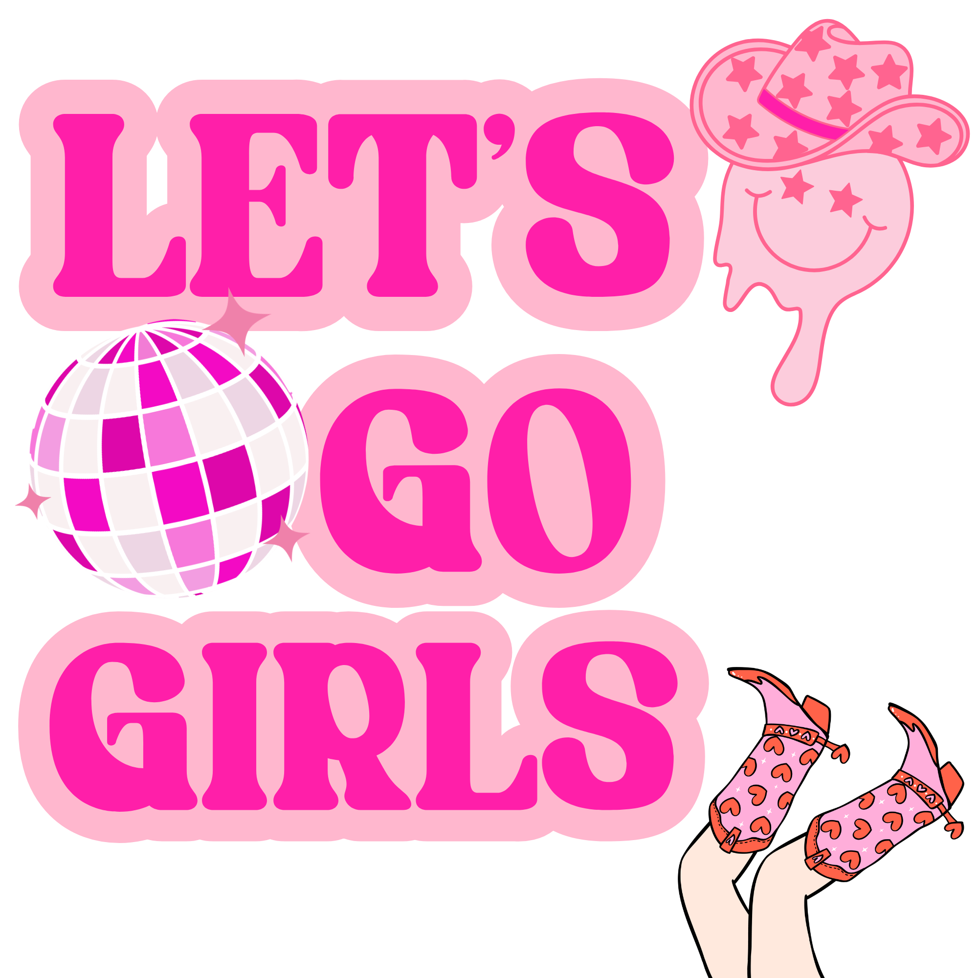 Let's Go Girls PINK