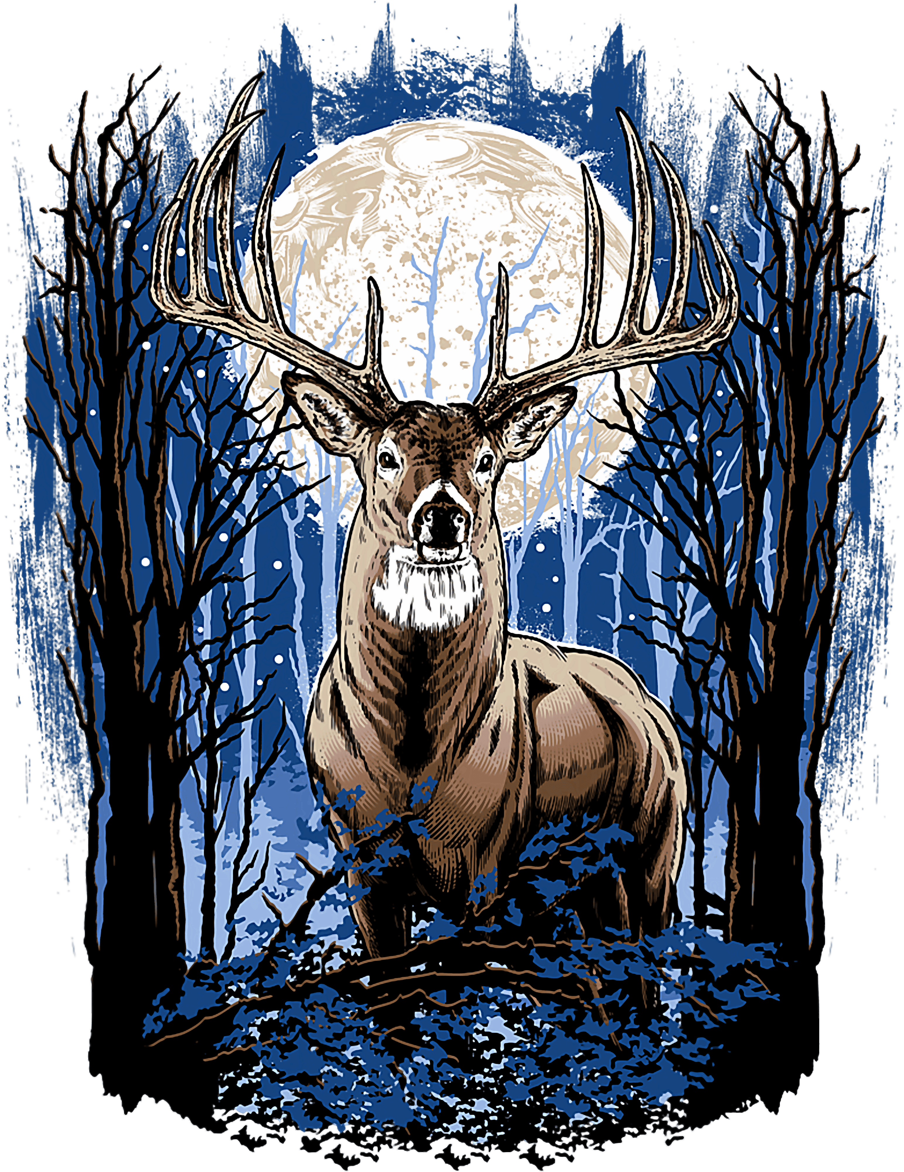Blue Sky Deer