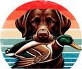Duck Dog Brown Lab