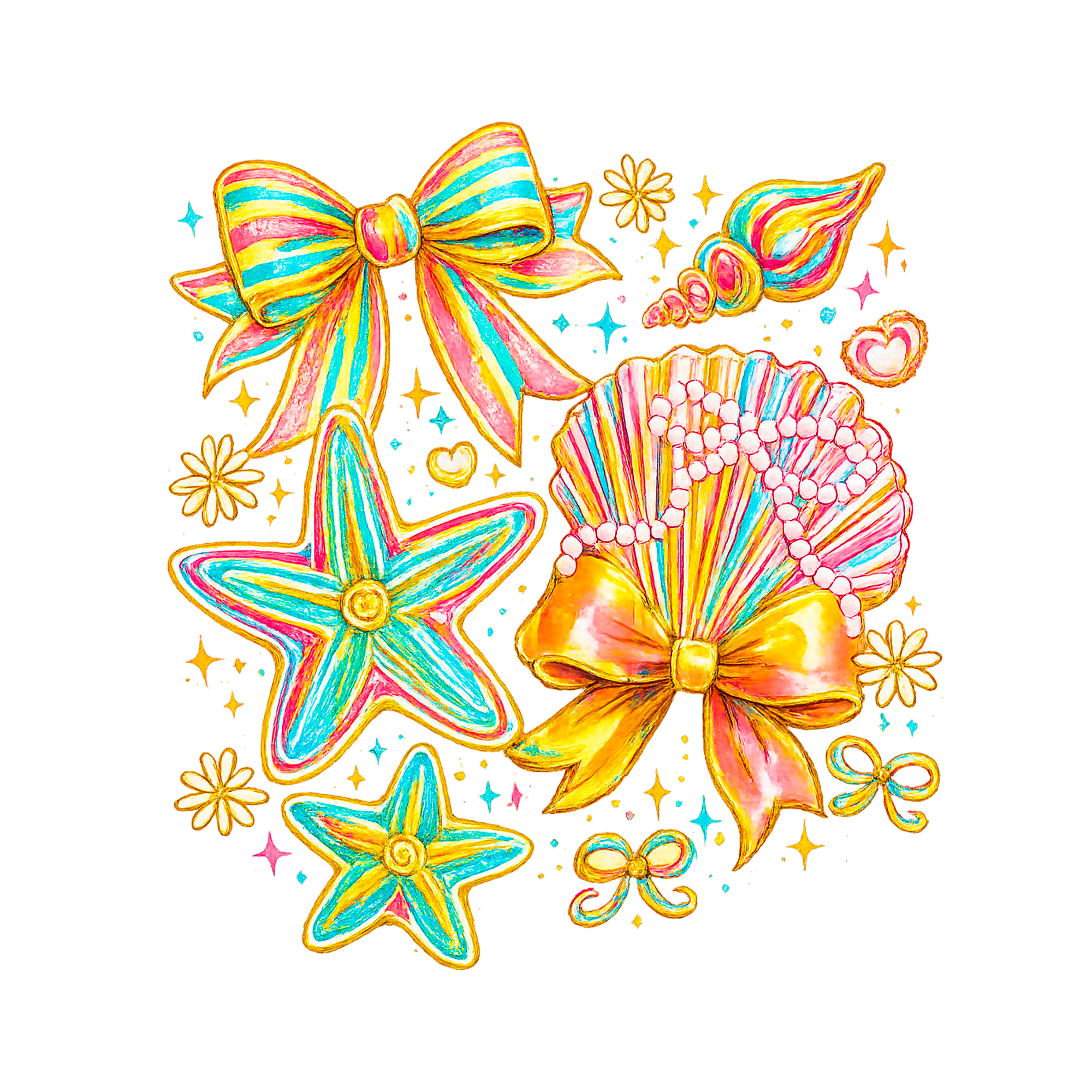 Glitter Shells