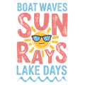 Boat Waves Sun Rays 4