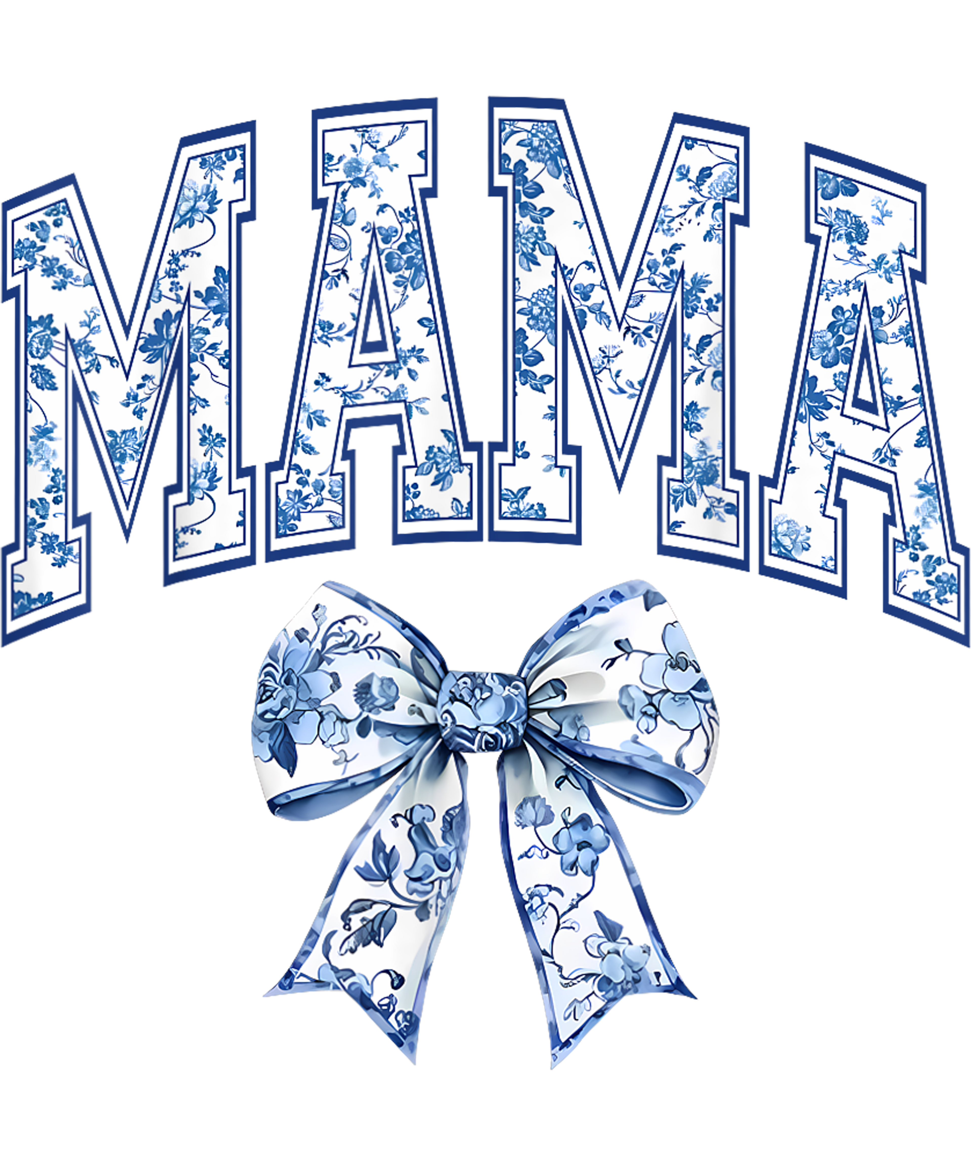 Blue Coquette Floral MAMA
