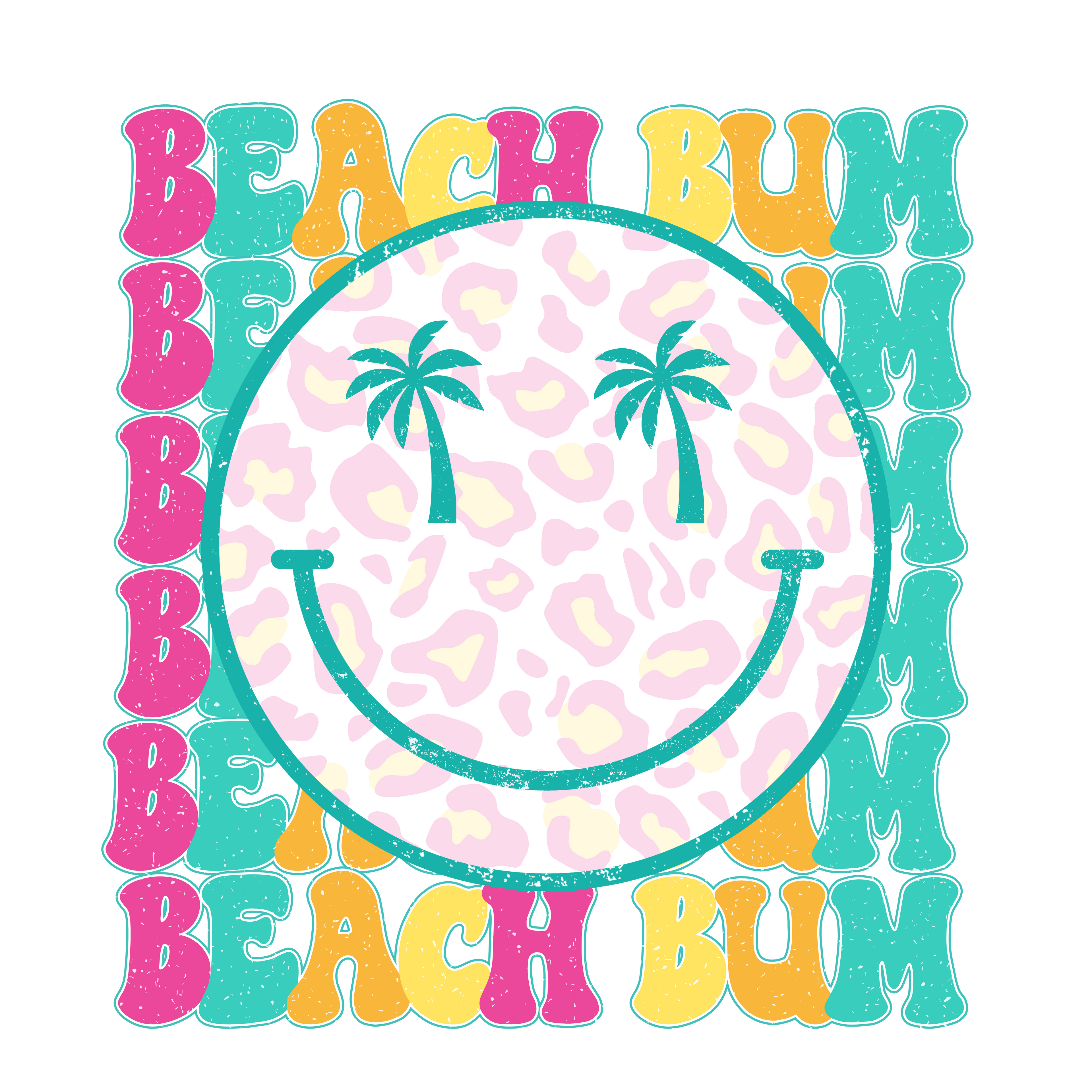 Beach Bum Smiley